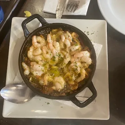 Gambas al ajillo en Las Banderillas