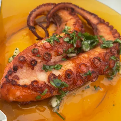 Pulpo frito en Bar Careta