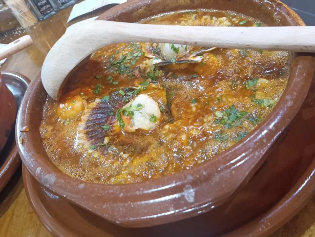 Arroz caldoso de marisco