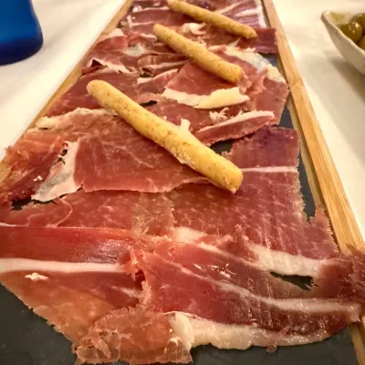 Jamón ibérico en Bodeguita 1999