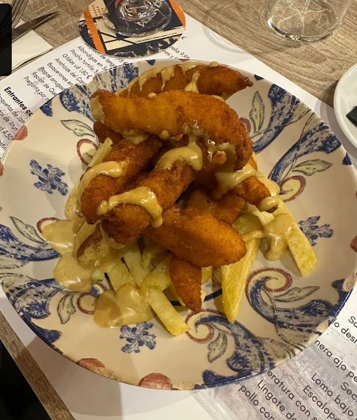 Finger de pollo en La Tabona Tasca