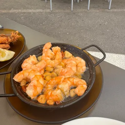 Gambas al ajillo en Bar Careta