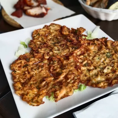 Tortillita de camarón en Las Banderillas