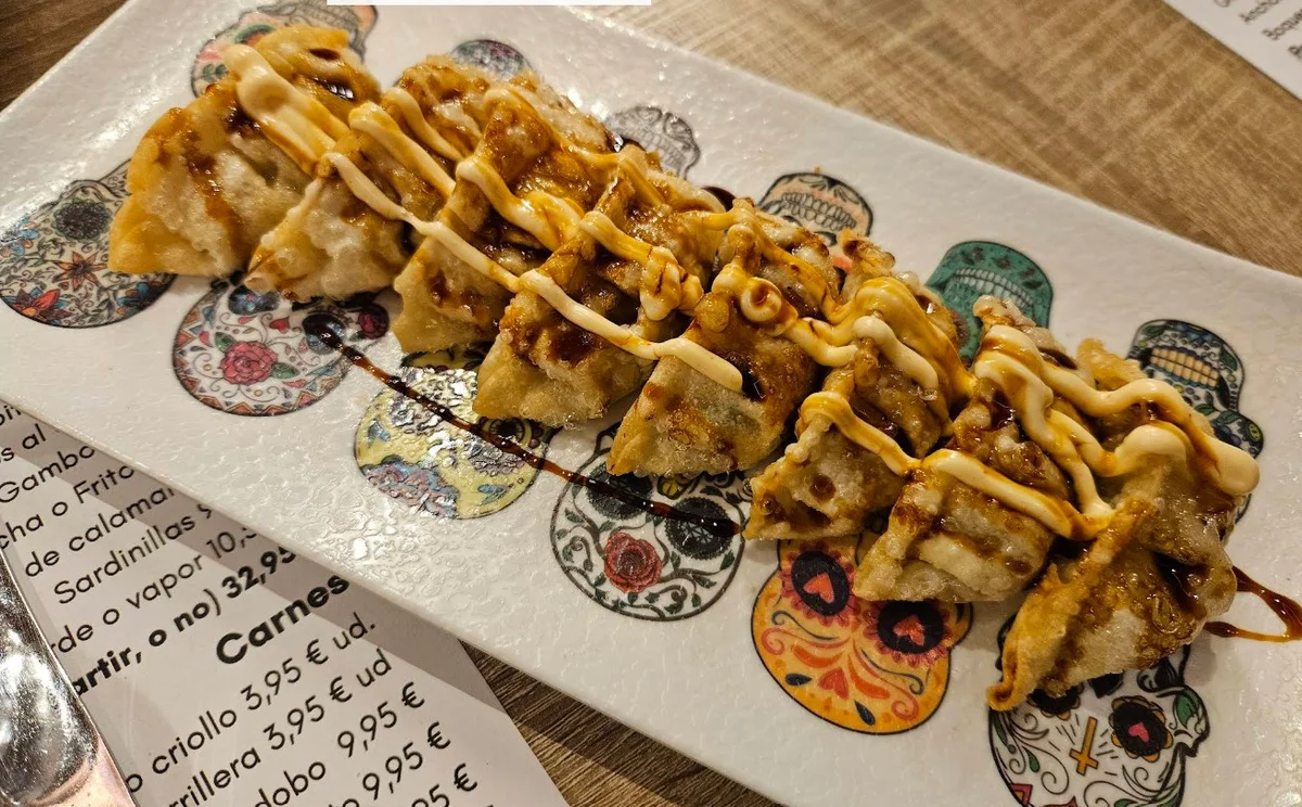 Gyozas en La Tabona Tasca