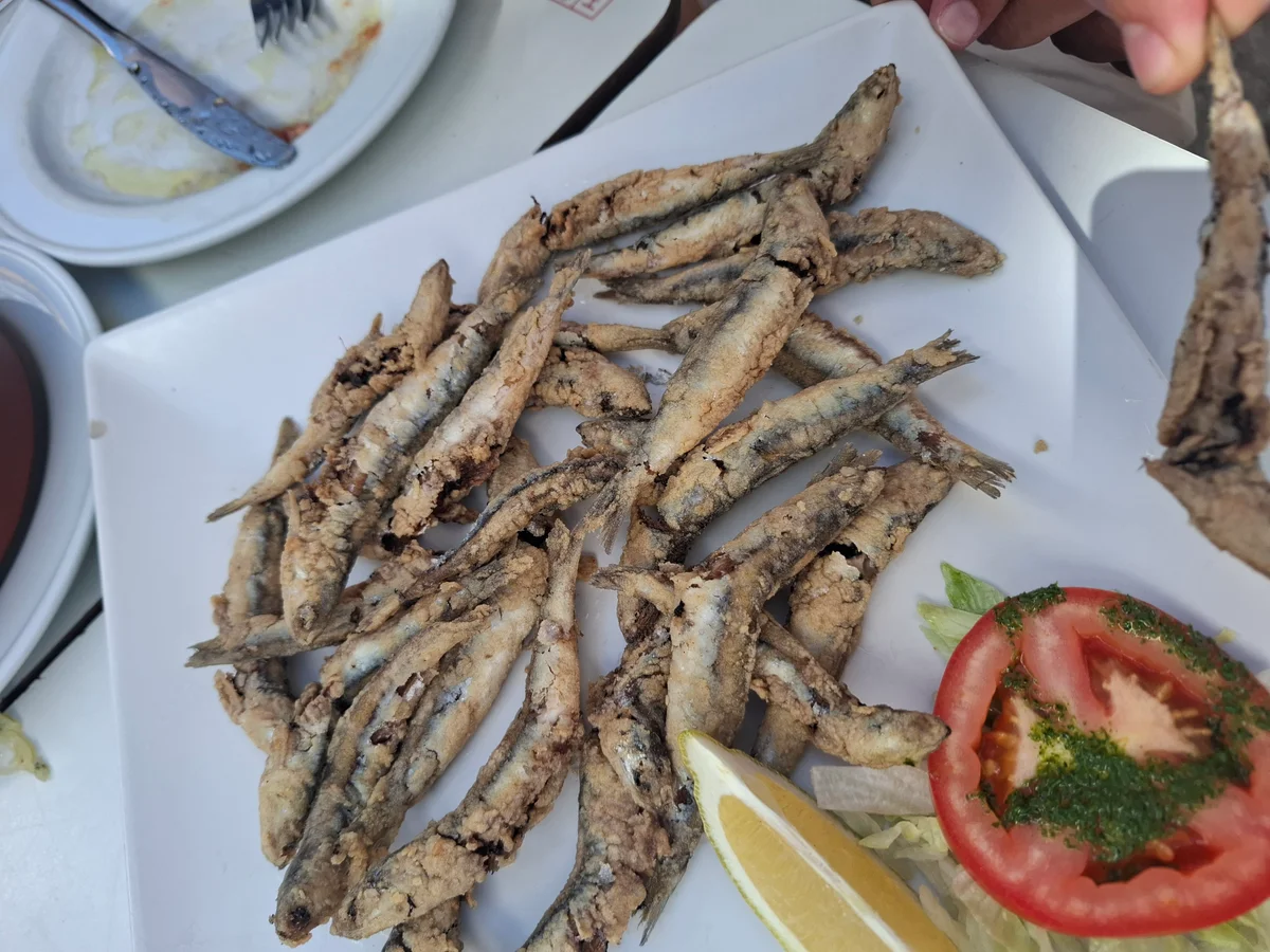 Boquerones a la andaluza en Las Banderillas