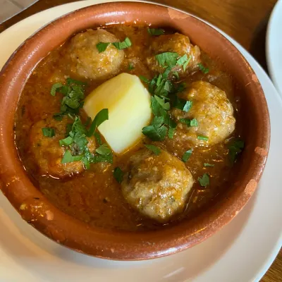 Albóndigas en Bar Ca' Manolo