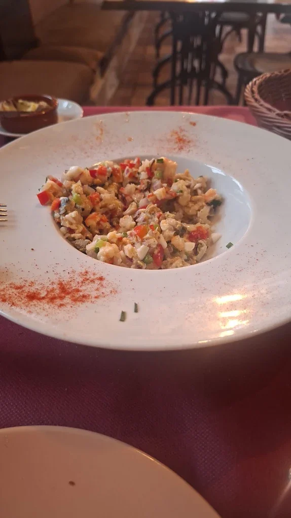Salpicón de pescado en Taberna Gallega O'Candil Pulpería