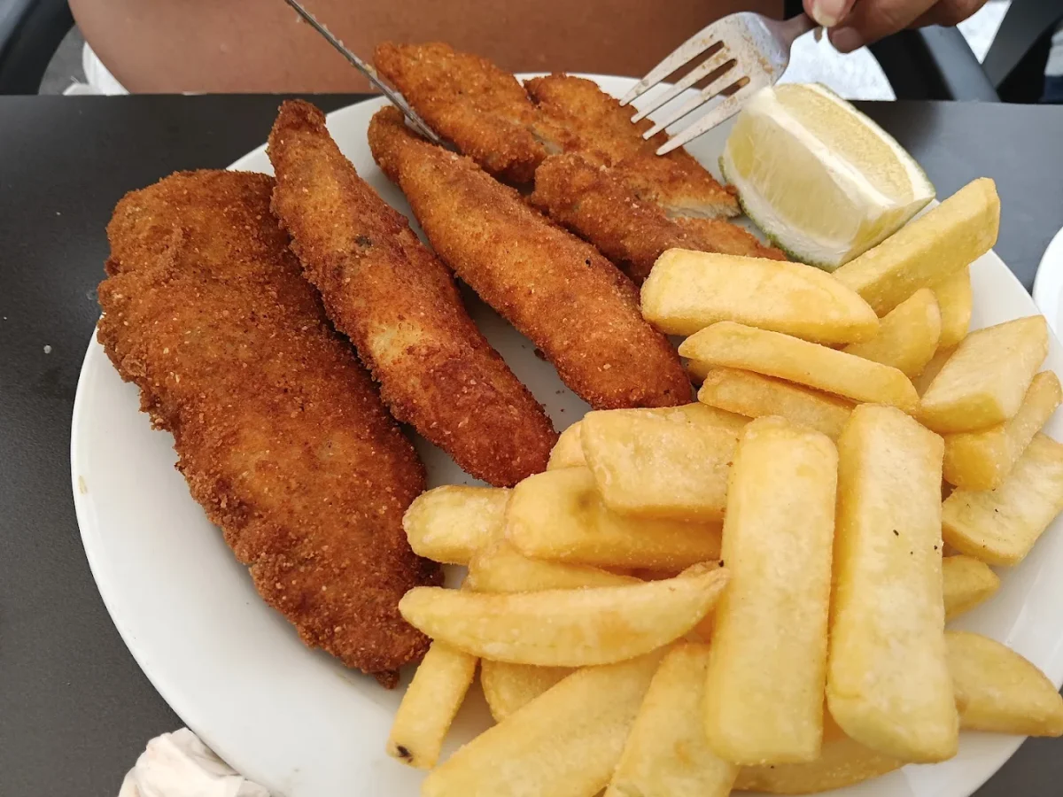 Pescado empanado