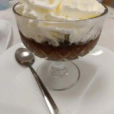 Mousse de chocolate en Asociación de vecinos “La Caldera”